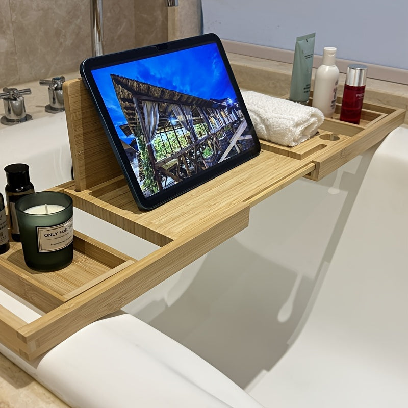 Bamboo Bathtub Caddy