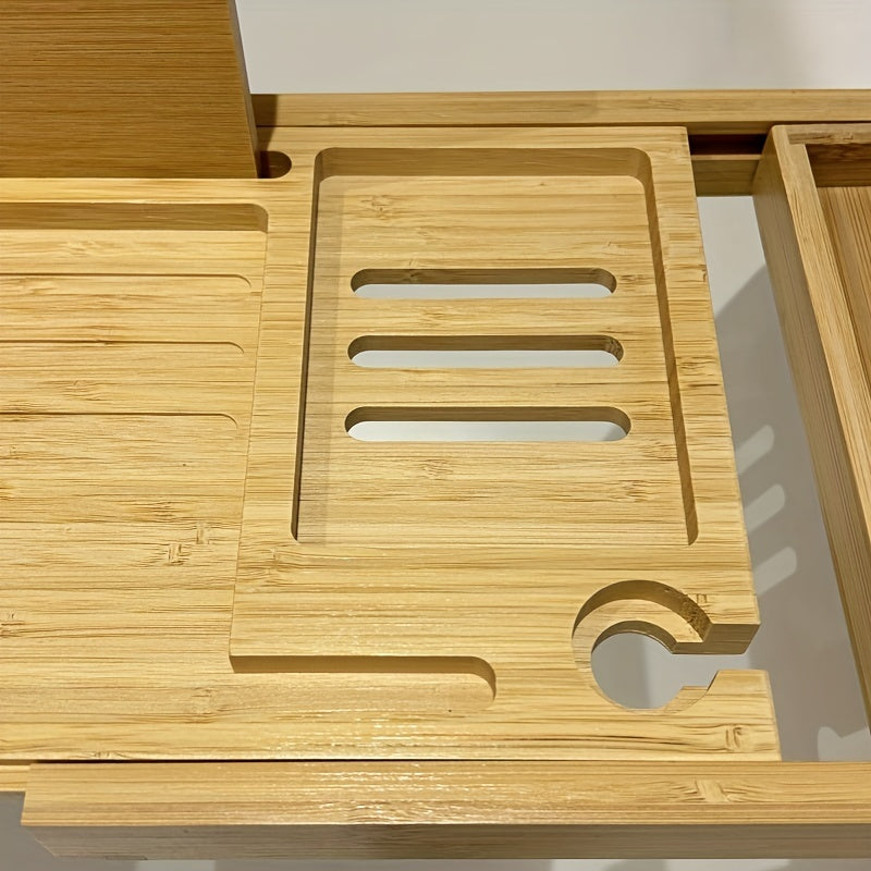 Bamboo Bathtub Caddy