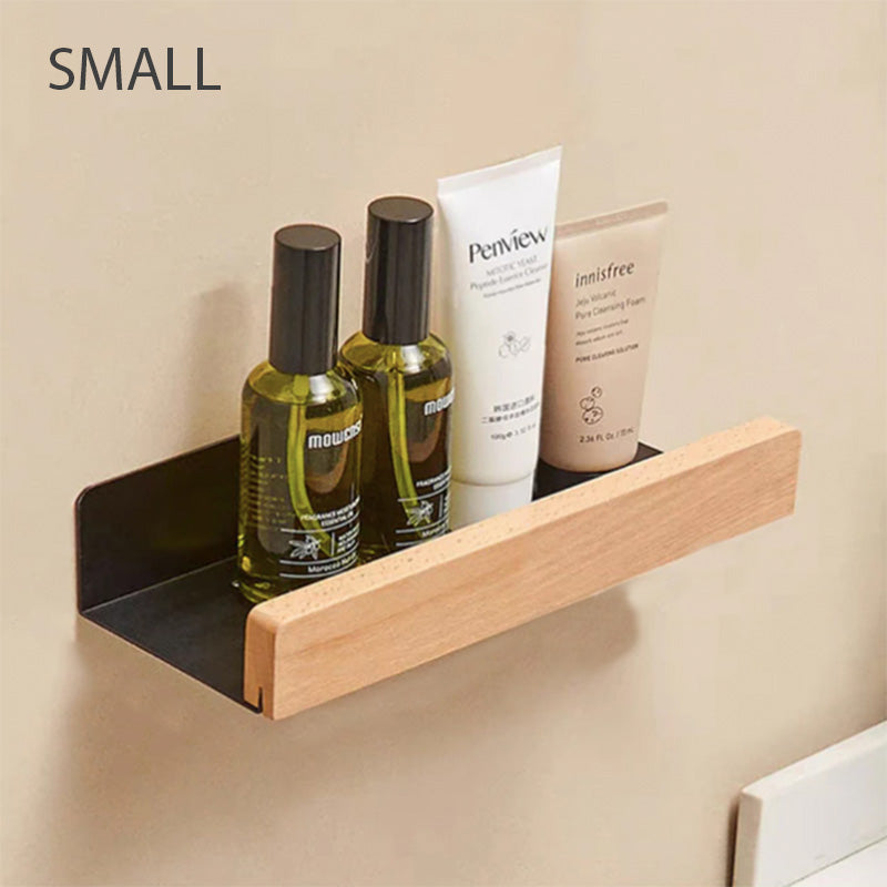 Bathroom Shelves for Modern Storage in a Warm Minimalist Design