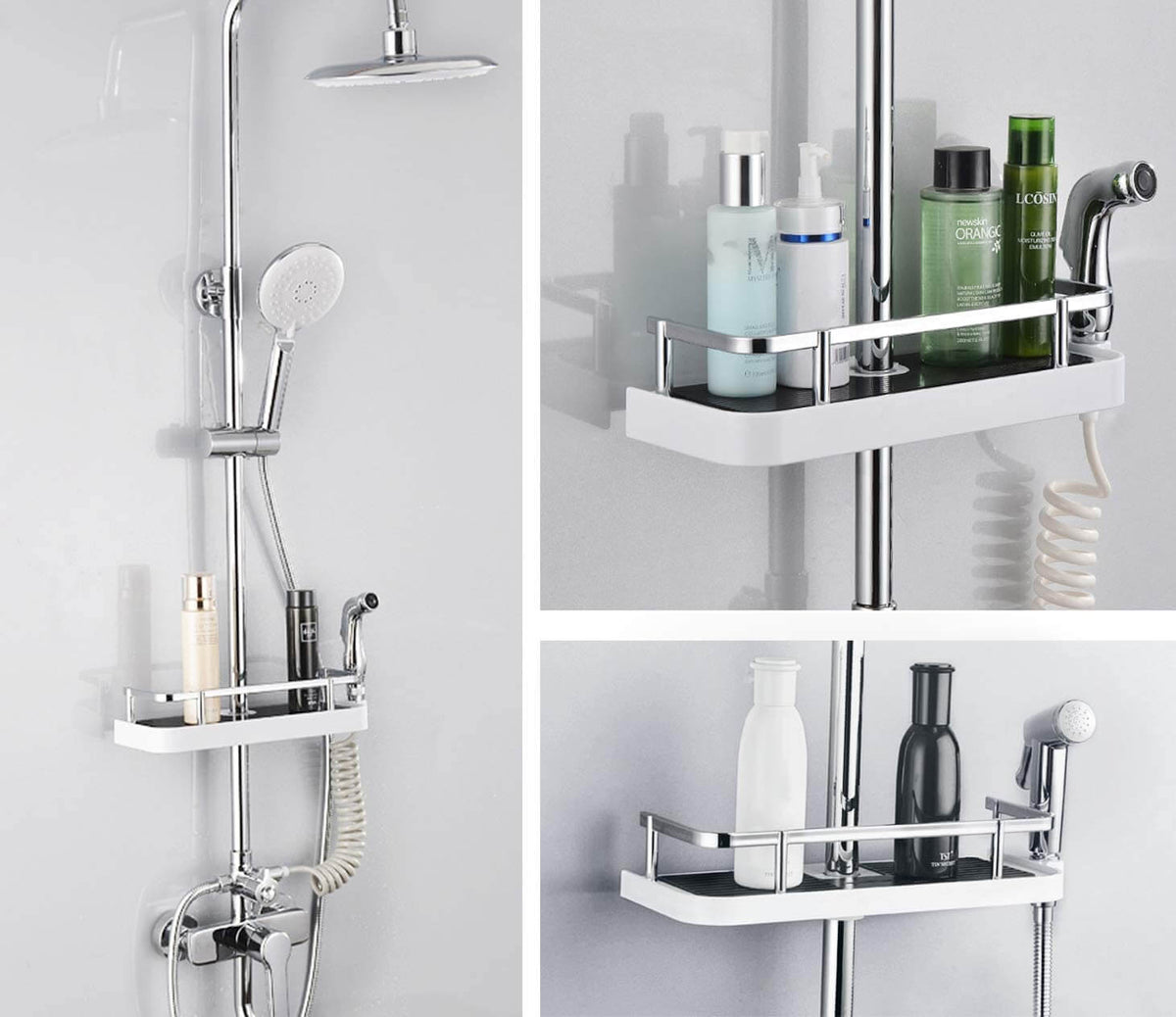 Bathroom Shower Storage Rack Organizer