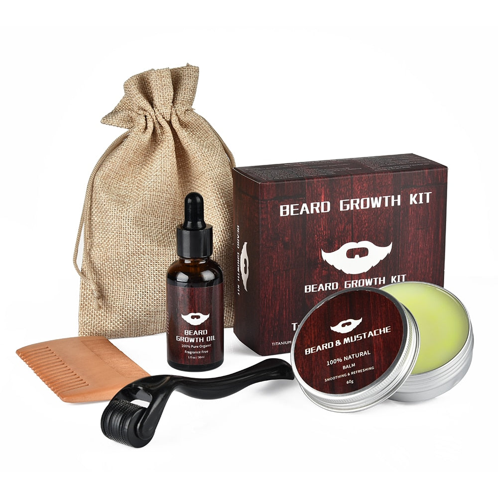 Beard Growth Barber Kit | Stimulates Beard Growth & Nourishes Skin