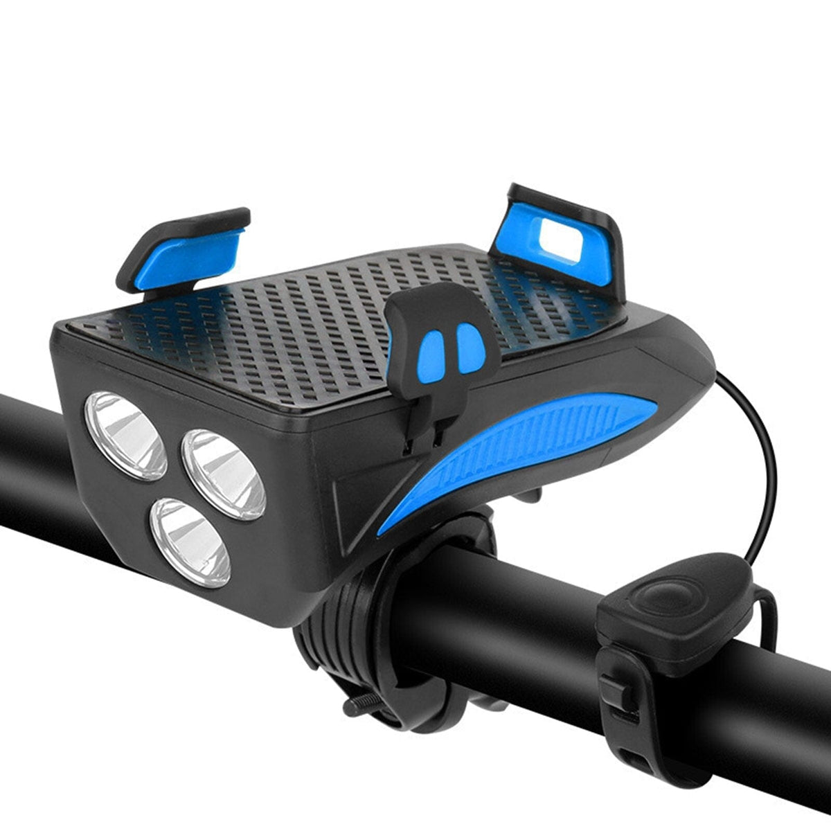 Bicycle Light with Power Bank and Phone Holder for Men and Women