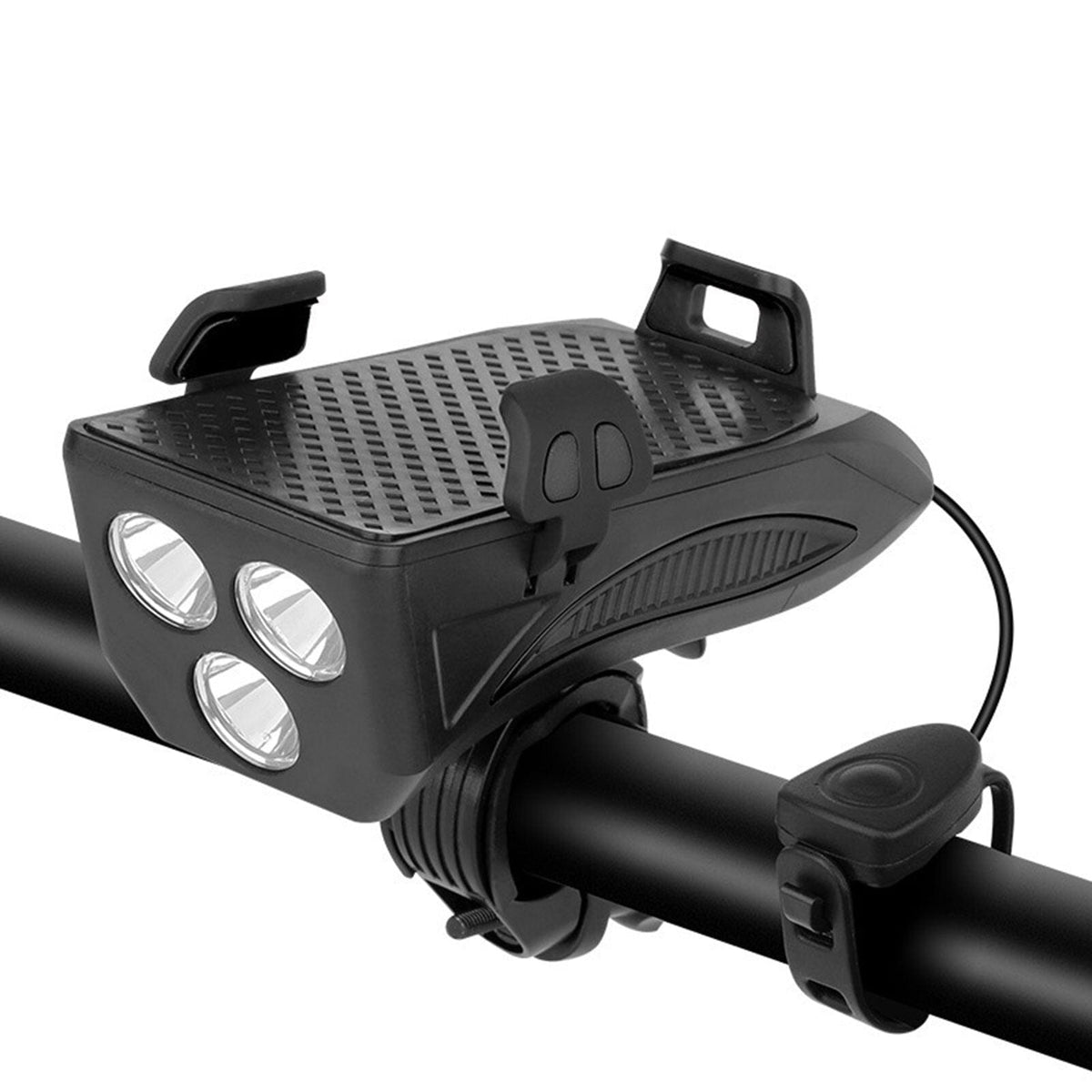Bicycle Light with Power Bank and Phone Holder for Men and Women