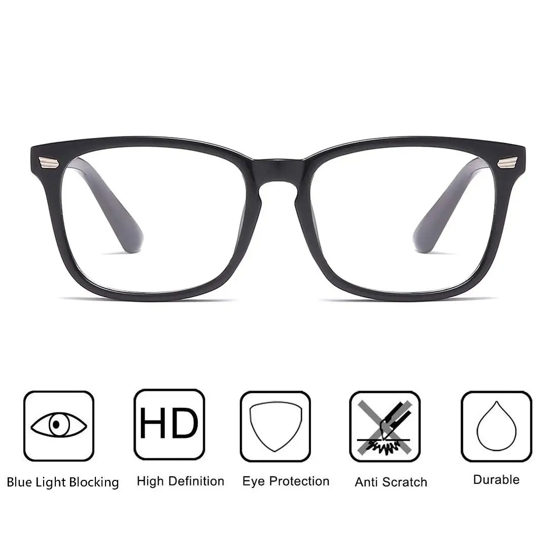 Blue Light Blocking Glasses for Screen Eye Protection