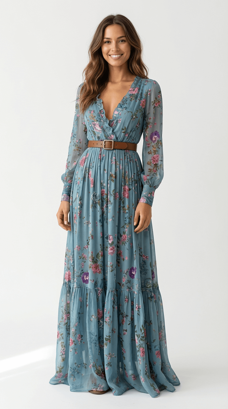 Boho Style Maxi Dress