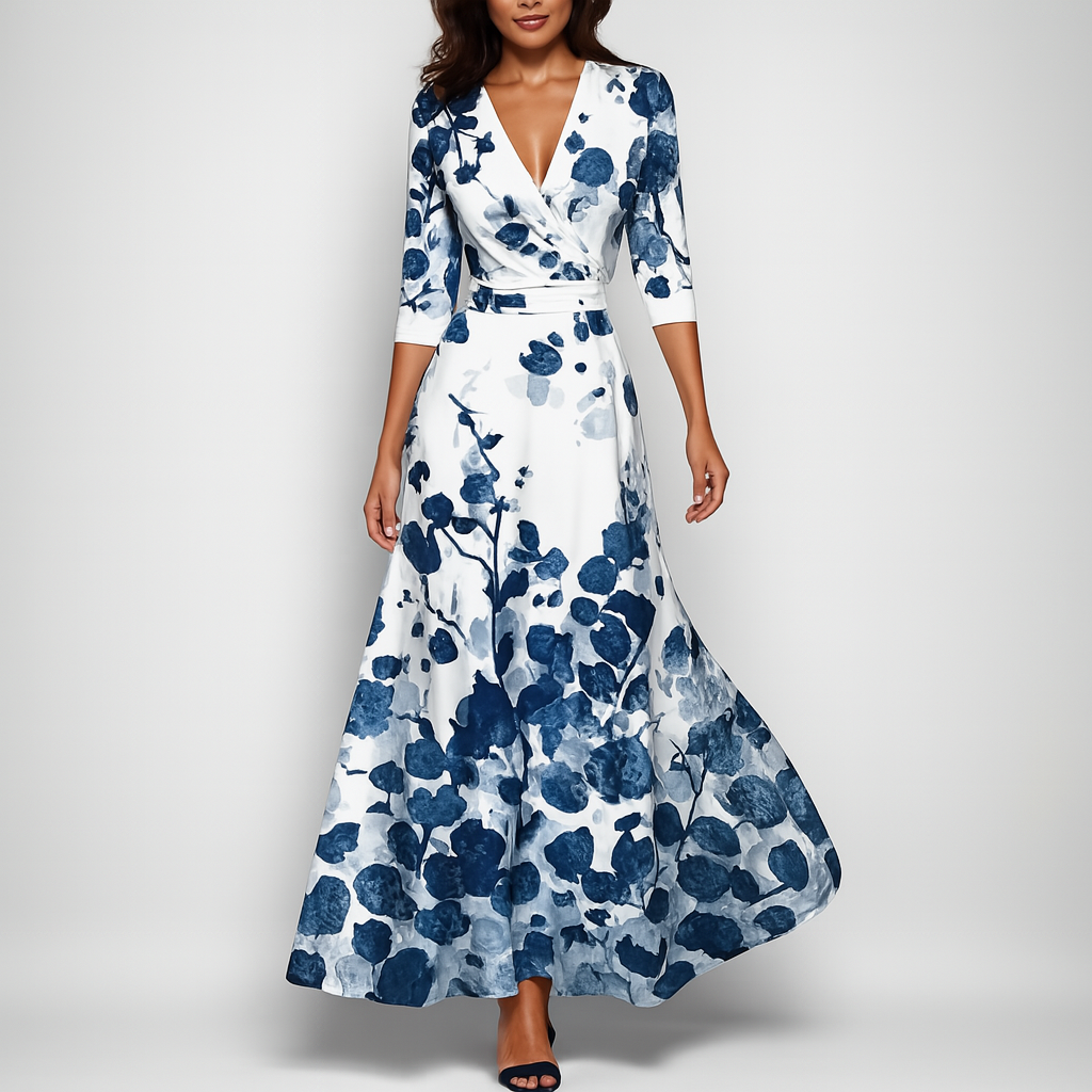 Boho V-Neck Summer Maxi Dress
