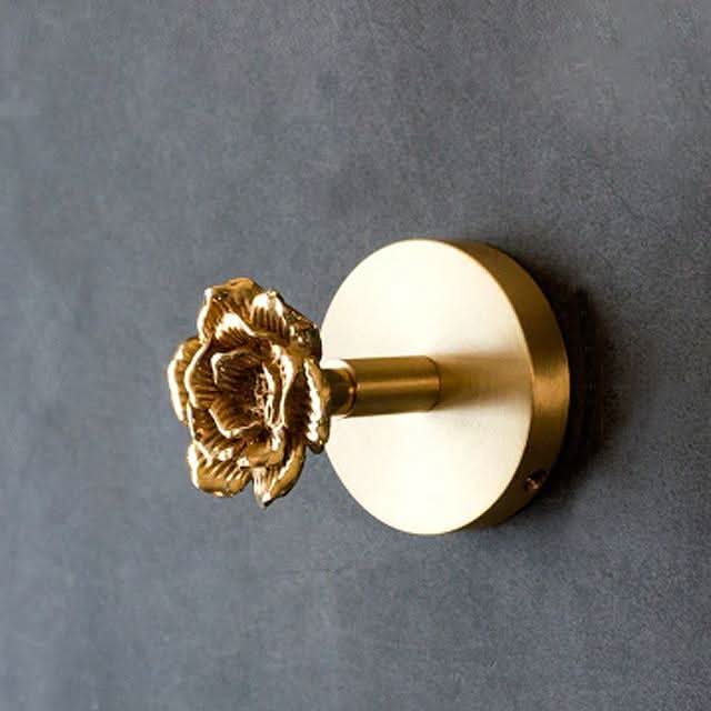 Brass Animal Wall Hooks with Gold Accents