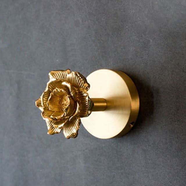 Brass Animal Wall Hooks with Gold Accents