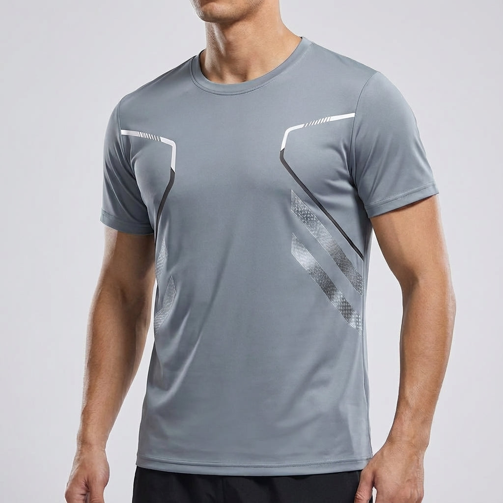 Breathable Printed Sports T-Shirt