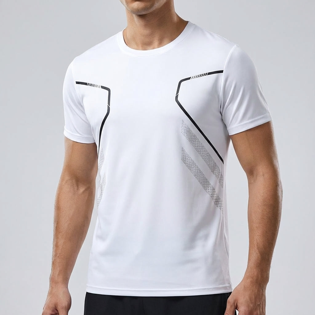 Breathable Printed Sports T-Shirt