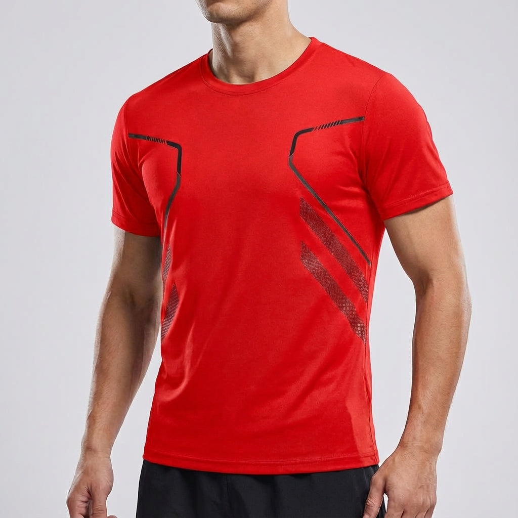 Breathable Printed Sports T-Shirt