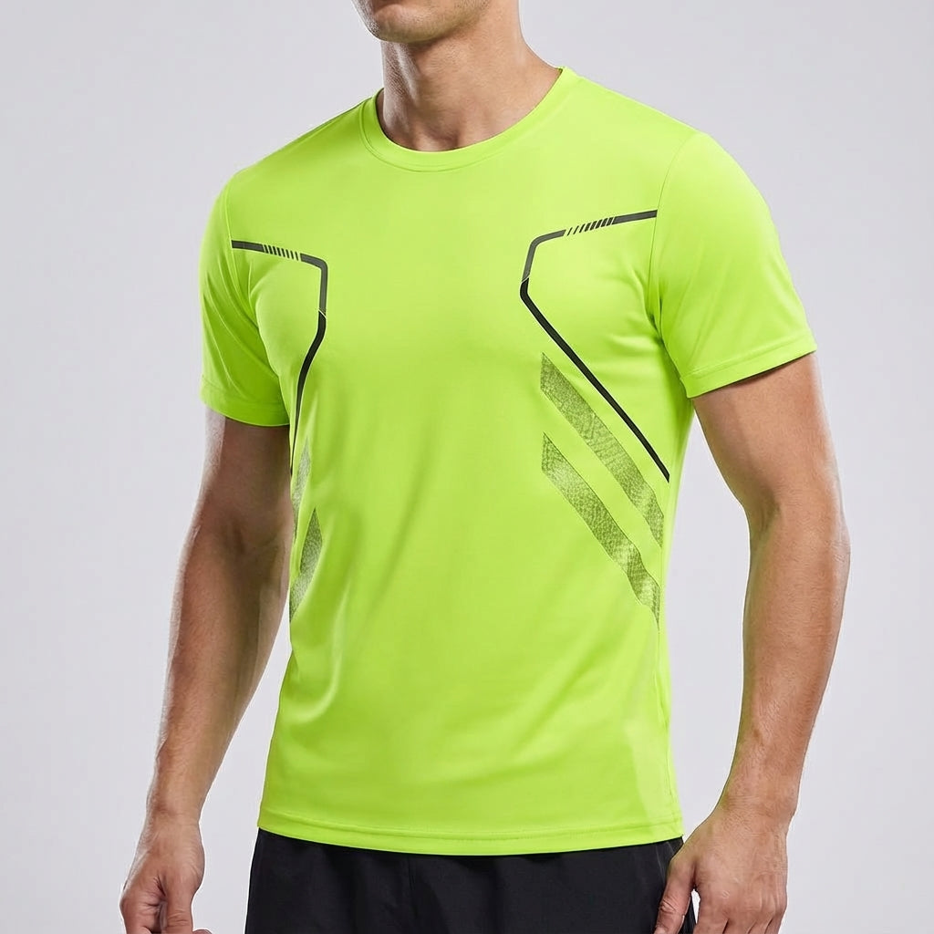 Breathable Printed Sports T-Shirt