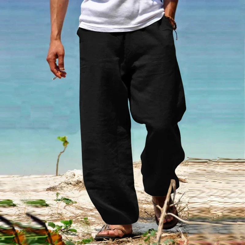 Breathable Summer Wide-Leg Pants