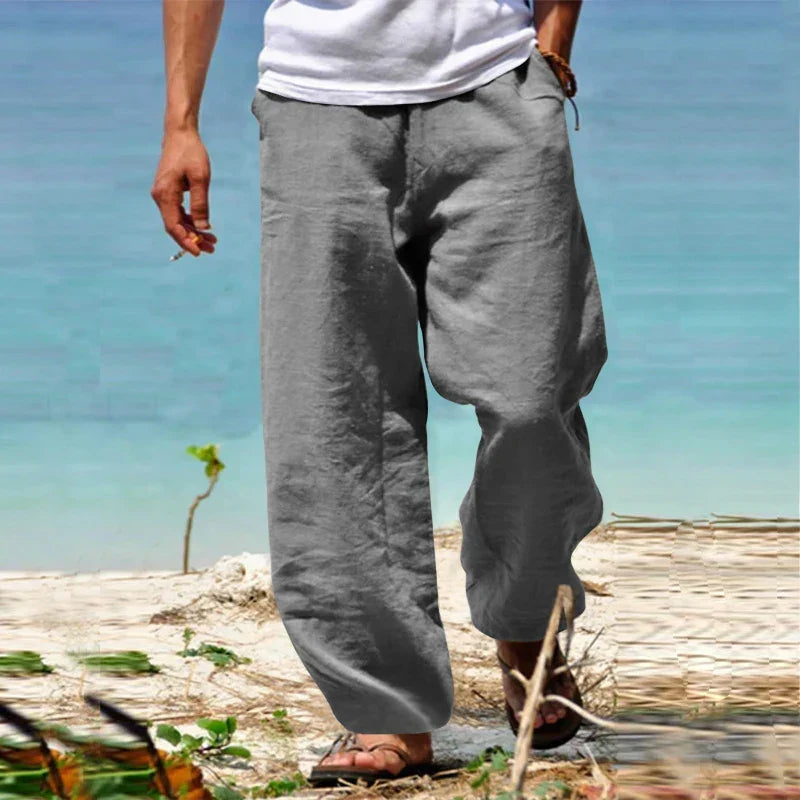 Breathable Summer Wide-Leg Pants