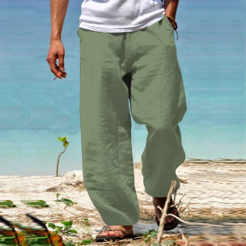 Breathable Summer Wide-Leg Pants