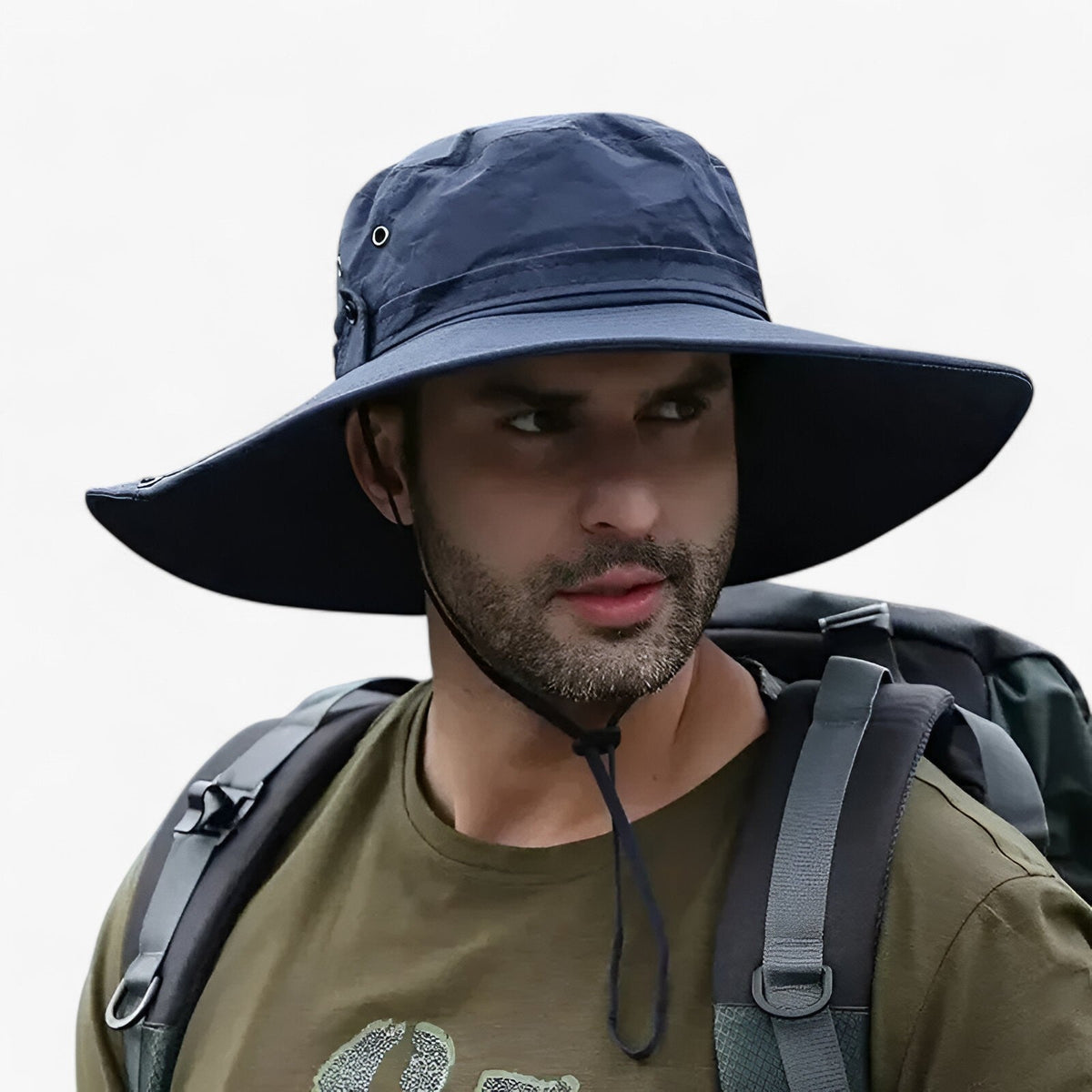 Breathable UV Protection Outdoor Sun Hat for Hiking, Camping & Fishing
