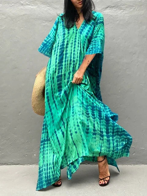 Breezy and Elegant Summer Kaftan Maxi Dress