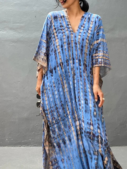 Breezy and Elegant Summer Kaftan Maxi Dress