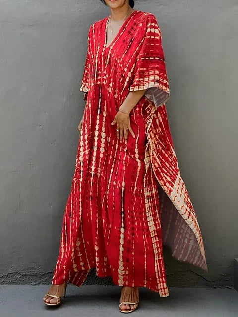 Breezy and Elegant Summer Kaftan Maxi Dress