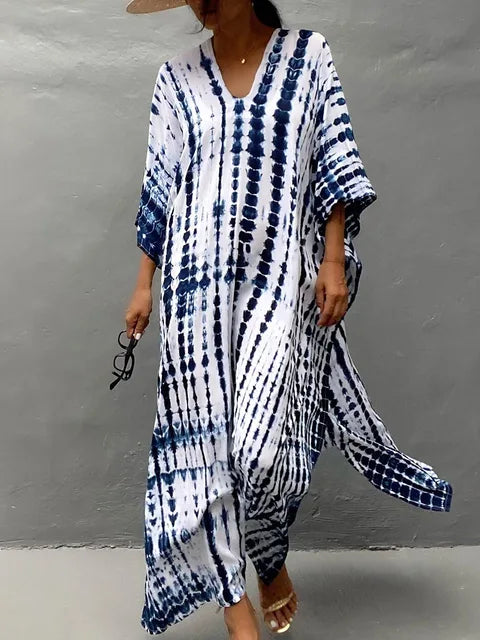 Breezy and Elegant Summer Kaftan Maxi Dress