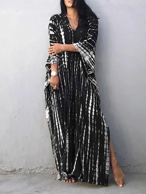 Breezy and Elegant Summer Kaftan Maxi Dress