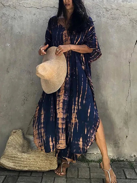 Breezy and Elegant Summer Kaftan Maxi Dress