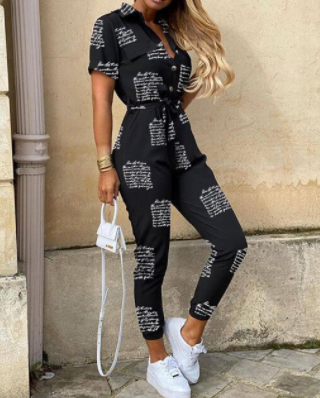 Button-Down Jumpsuit