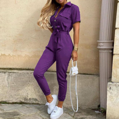 Button-Down Jumpsuit