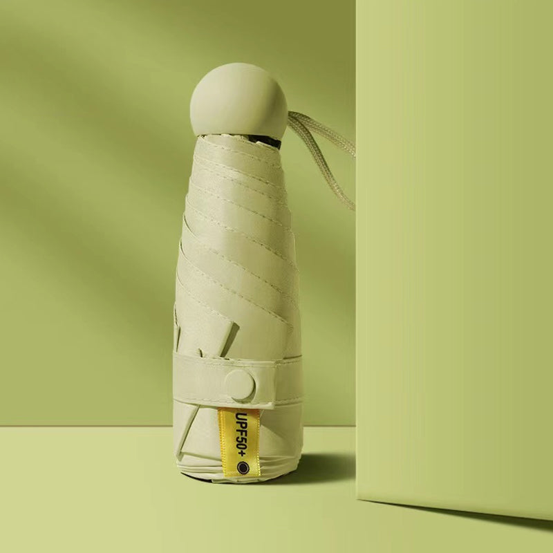 Capsule Pocket Umbrella with UPF 50+ UV Protection