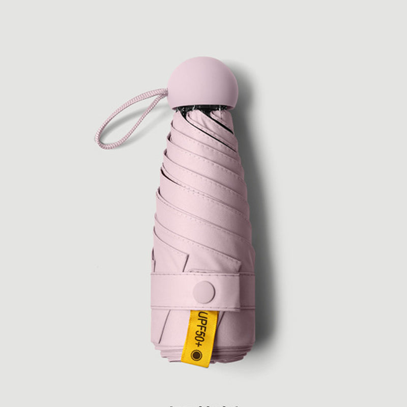Capsule Pocket Umbrella with UPF 50+ UV Protection