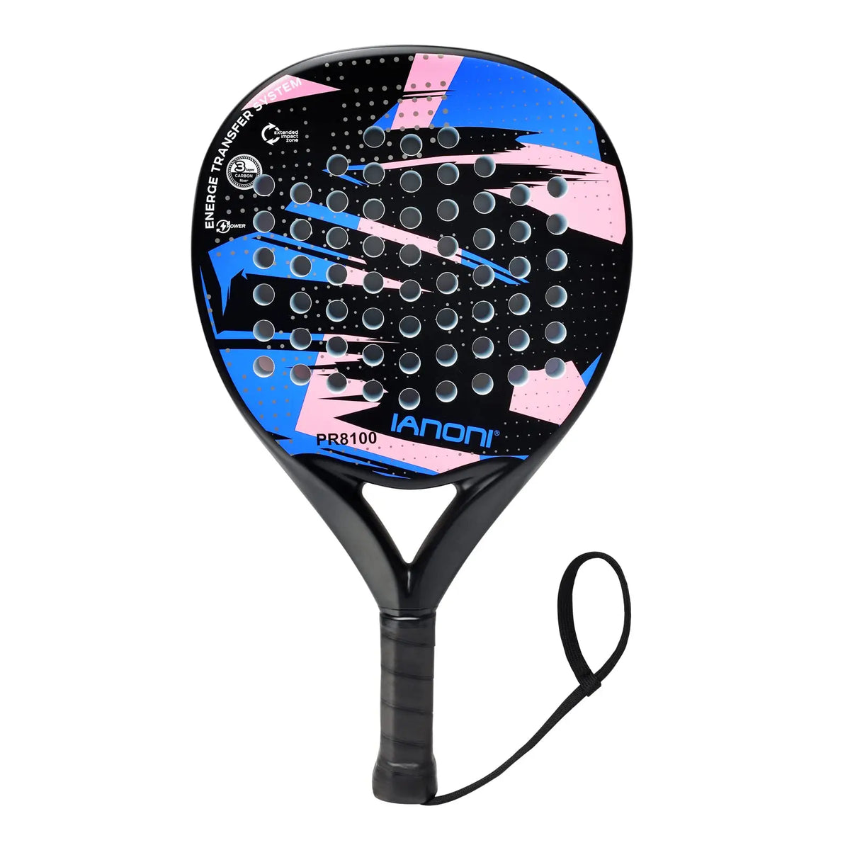 Carbon Fibre Padel Tennis Racket - Professional Design