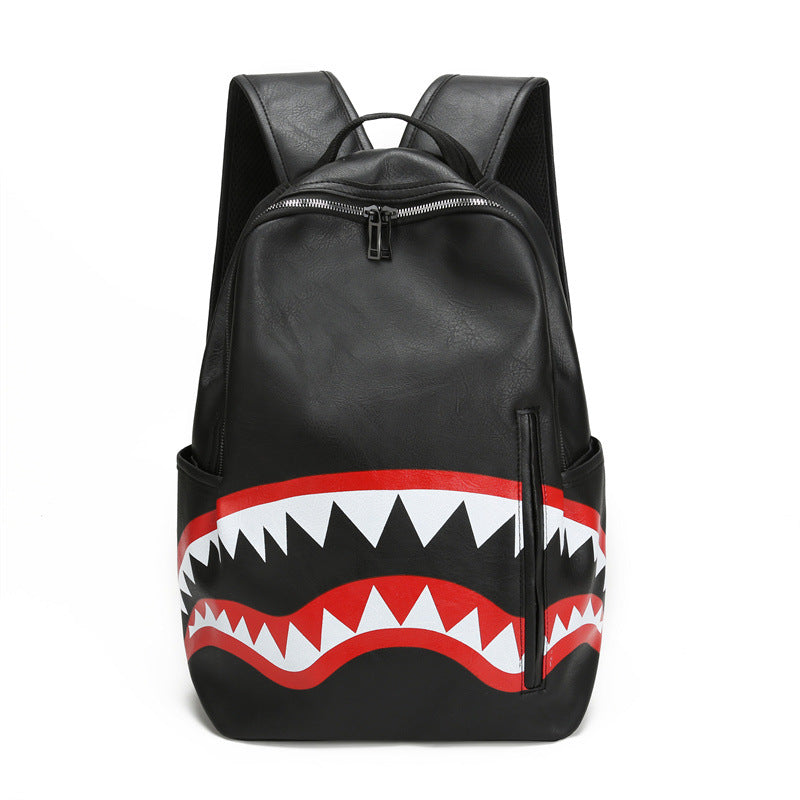Casual Shark Graphic Backpack