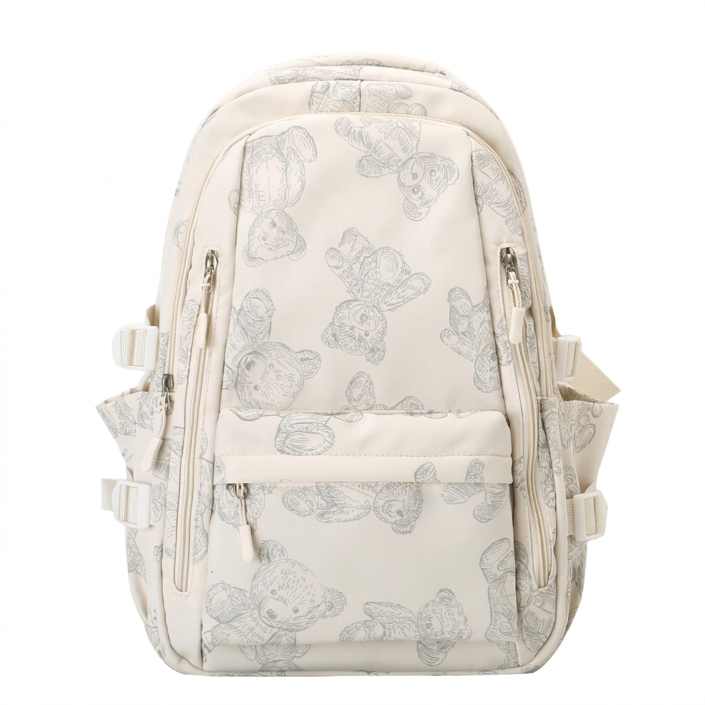 Casual Zip Backpack
