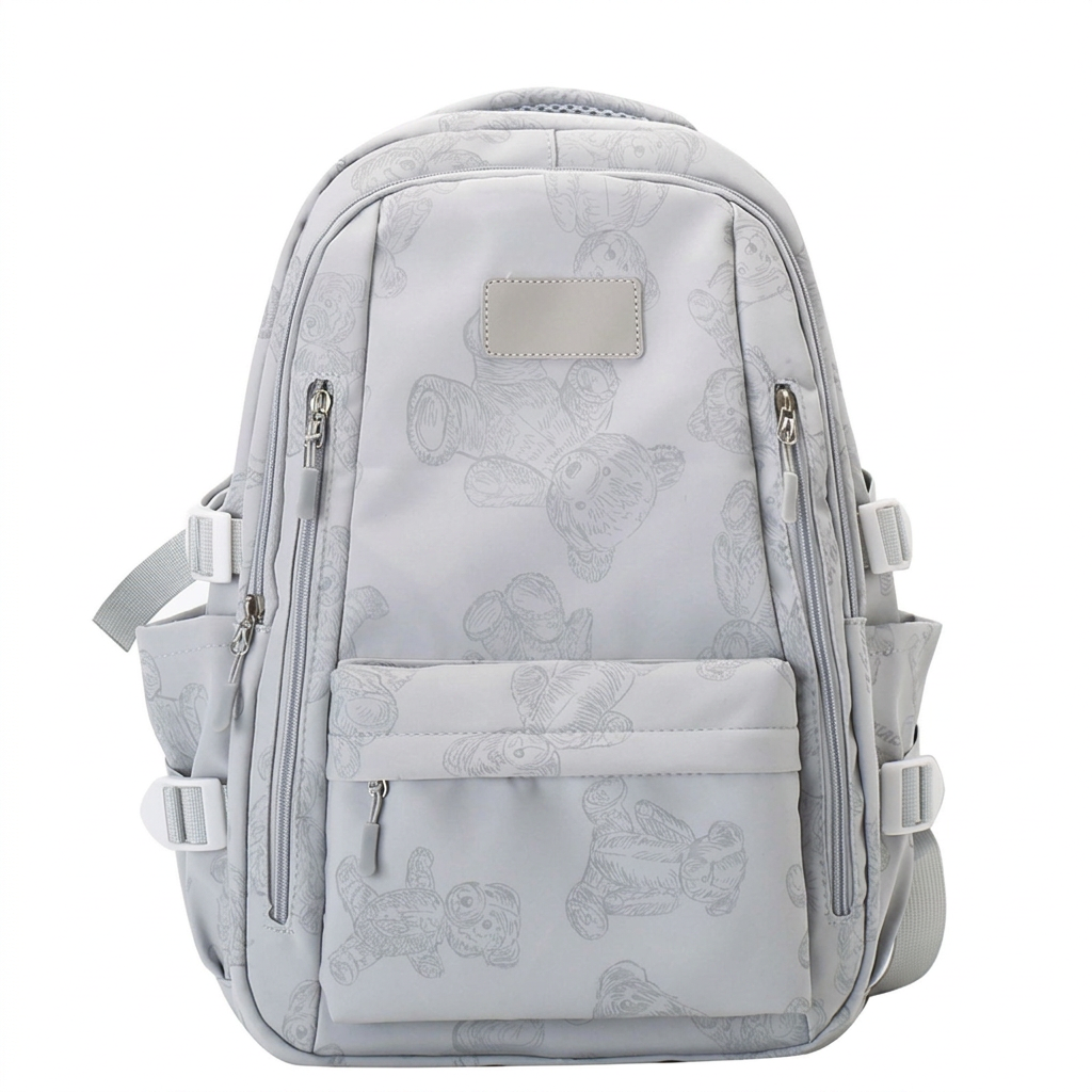 Casual Zip Backpack