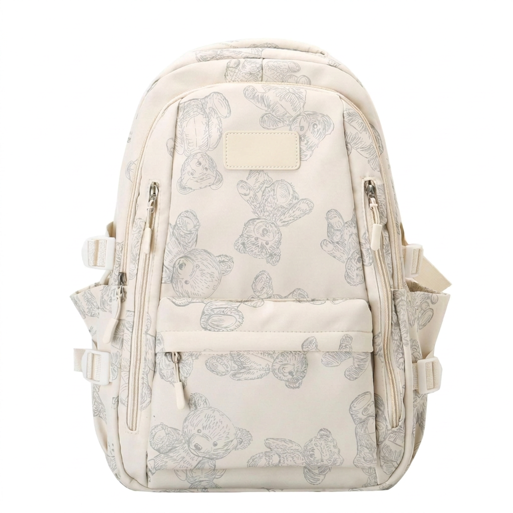 Casual Zip Backpack