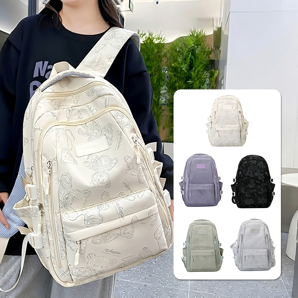 Casual Zip Backpack