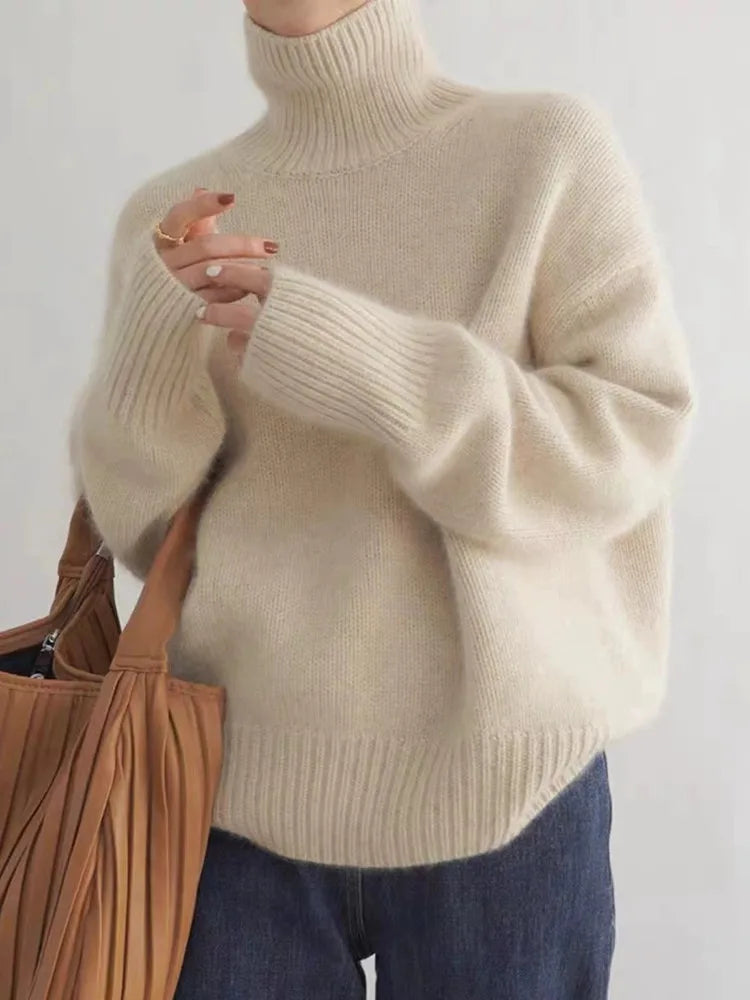 Chic and Cozy Winter Turtleneck Sweater