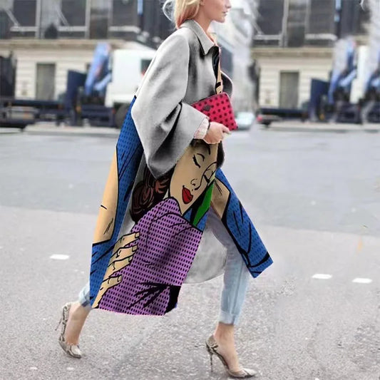 Chic Oversized Coat - Elegant and Comfortable Coat for Every Occasion