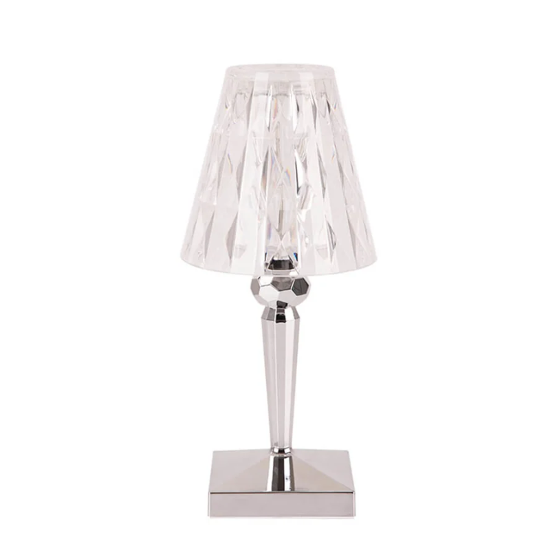 Chic Table Lamp with Crystal Design