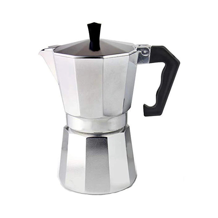 Classic Italian Stovetop Espresso Maker - 12-Cup Moka Pot