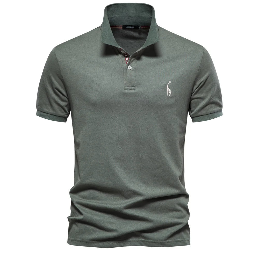 Classic Men's Embroidered Polo Shirt