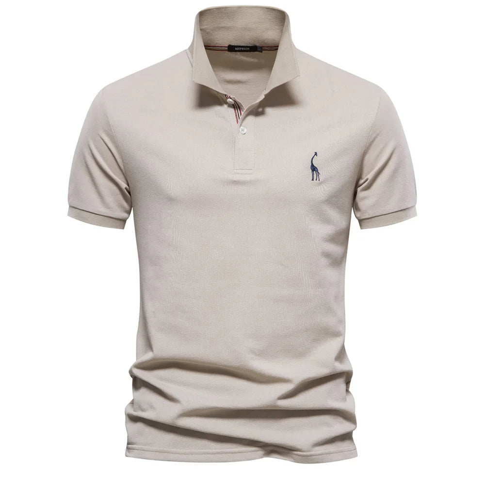 Classic Men's Embroidered Polo Shirt