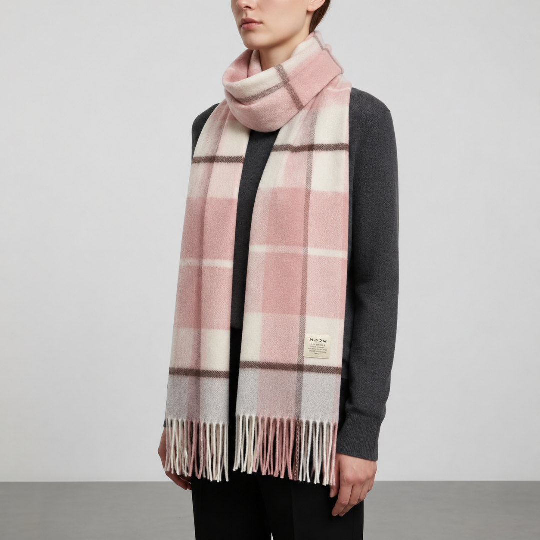 Classic Plaid Winter Scarf