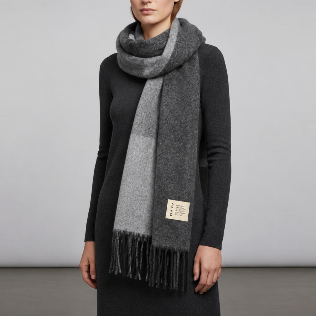 Classic Plaid Winter Scarf