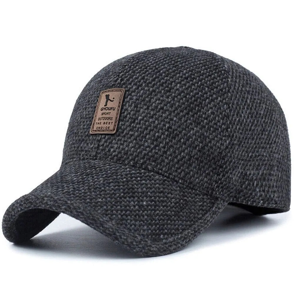 Classic Winter Cap - Nostalgic Snap Cap
