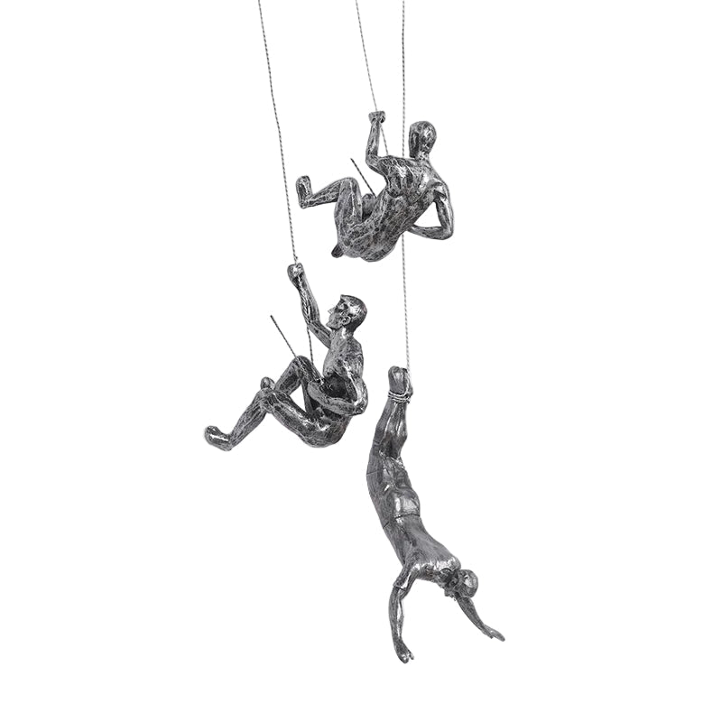 Climbing Figures Wall Decor – Modern Art Set