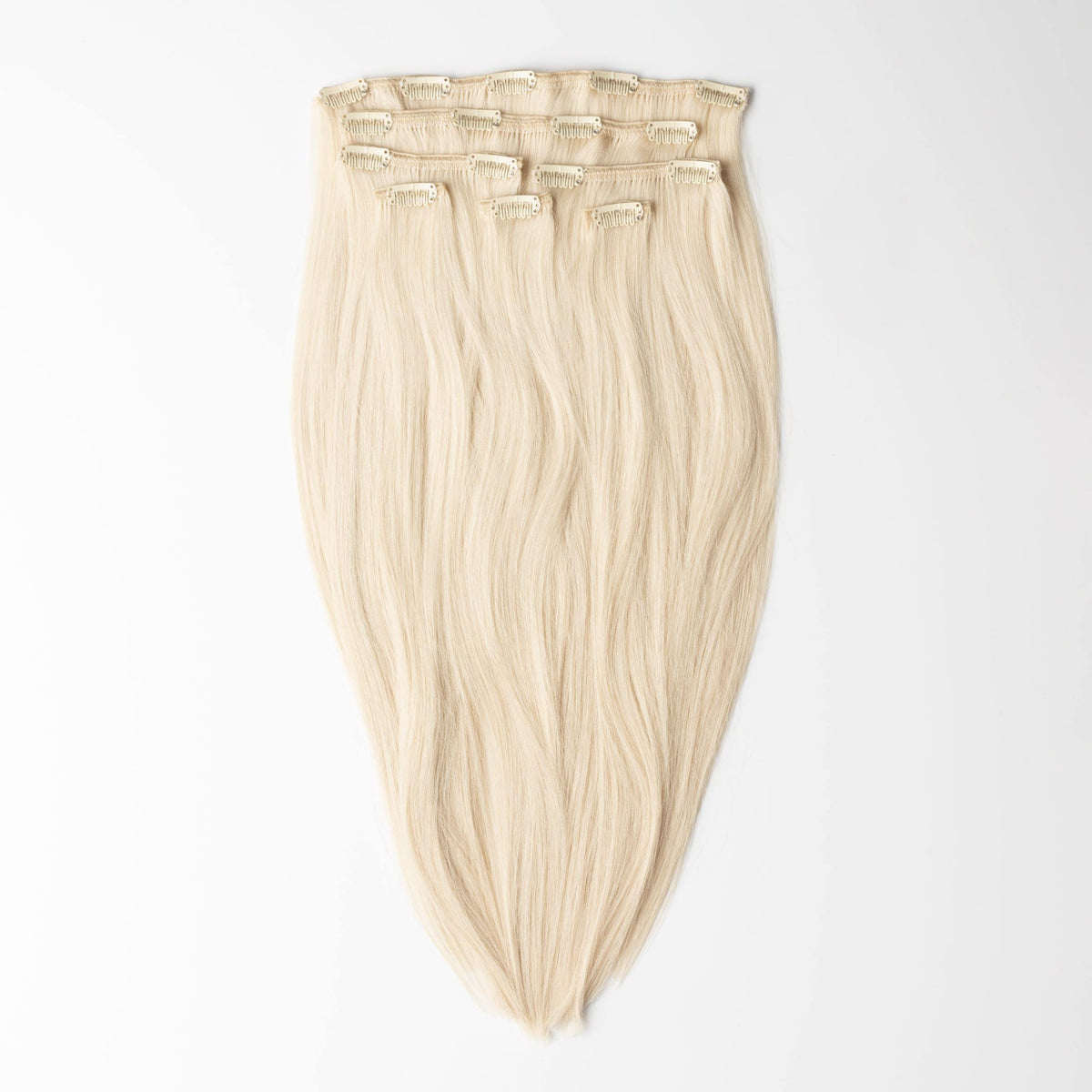 Clip-in Hair Extensions (Light Ash Blonde 60B)