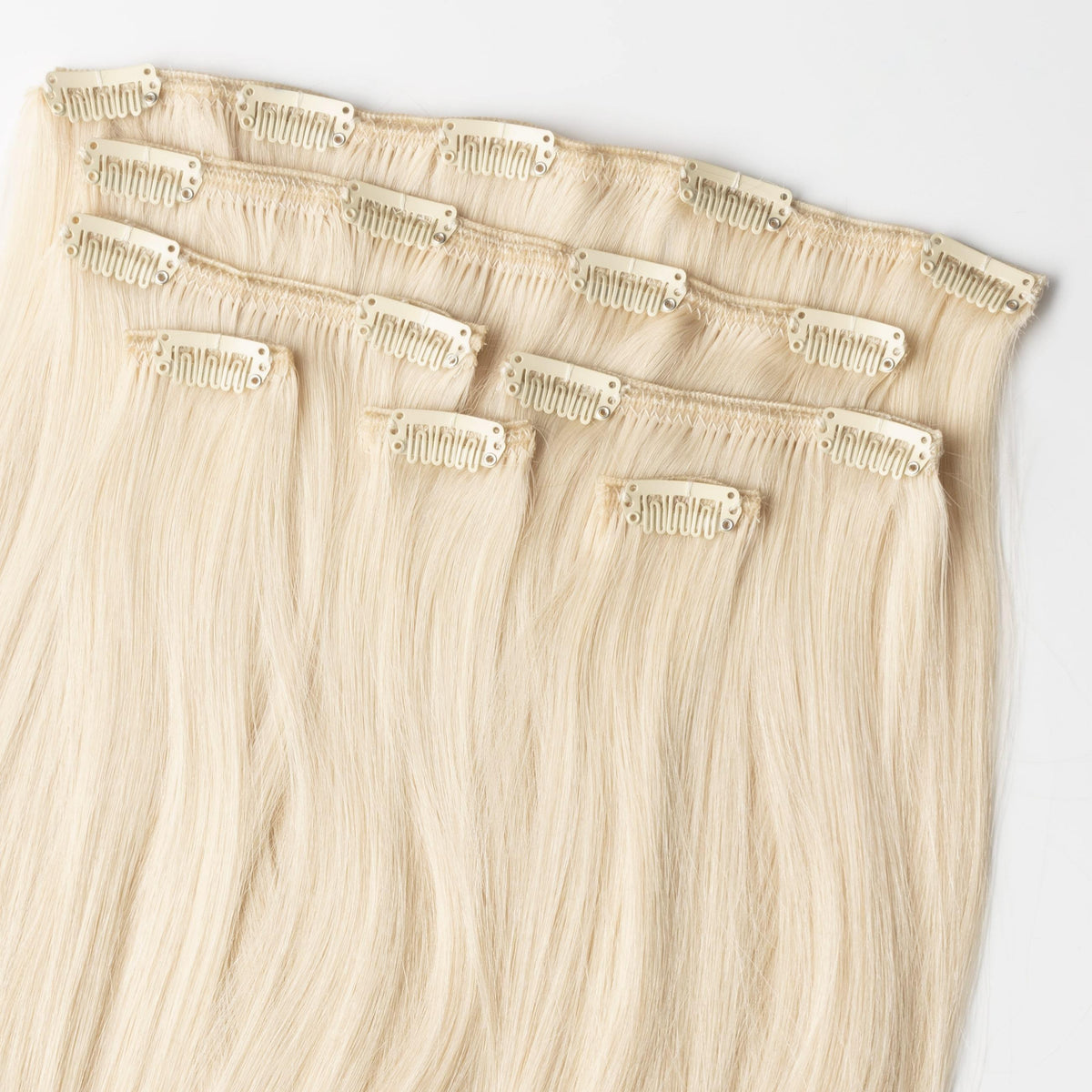 Clip-in Hair Extensions (Light Ash Blonde 60B)