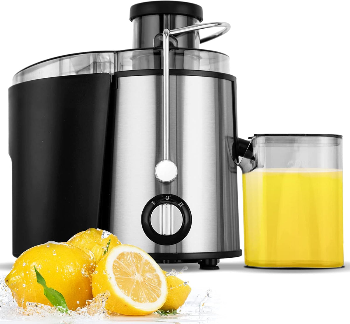 Cold Press Juicer with 3 Speed Settings – Stainless Steel, High Juice Yield, Easy to Clean