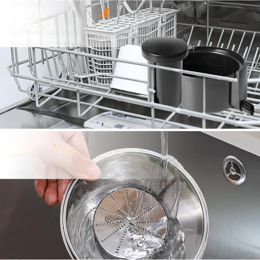 Cold Press Juicer with 3 Speed Settings – Stainless Steel, High Juice Yield, Easy to Clean